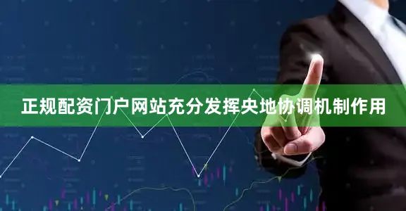 正规配资门户网站充分发挥央地协调机制作用